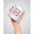 thumbnail image 2 of Grampy Spoiling is My Name Ceramic Coffee Mug Funny Grandpa Tea Cup Minimalist Cups Novelty Porcelain Mugs for Grandfather Home Kitchen Bar Club Coffee Shop Office, 2 of 6