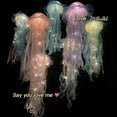 thumbnail image 4 of YMARPT LED Jellyfish Lantern, Handheld Luminous Jellyfish Lantern, Colorful Glitter Jellyfish Lamp, Hanging Jellyfish Decoration Ceiling Lamps for Party Decorations Supplies Gifts, 4 of 6
