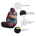 thumbnail image 4 of Uemuo Colorful Patterned Rabbit Pattern Car Seat Covers for Front Seats Waterproof Seat Covers for Cars, Universal Auto Front Seats Protector Fits for Car-, 4 of 6