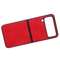 thumbnail image 4 of Funda de teléfono plegable Funda protectora de cuero de PU Forro suave para Samsung Galaxy Z FLIP 4 (Rojo) Ccdes Otros, 4 of 8