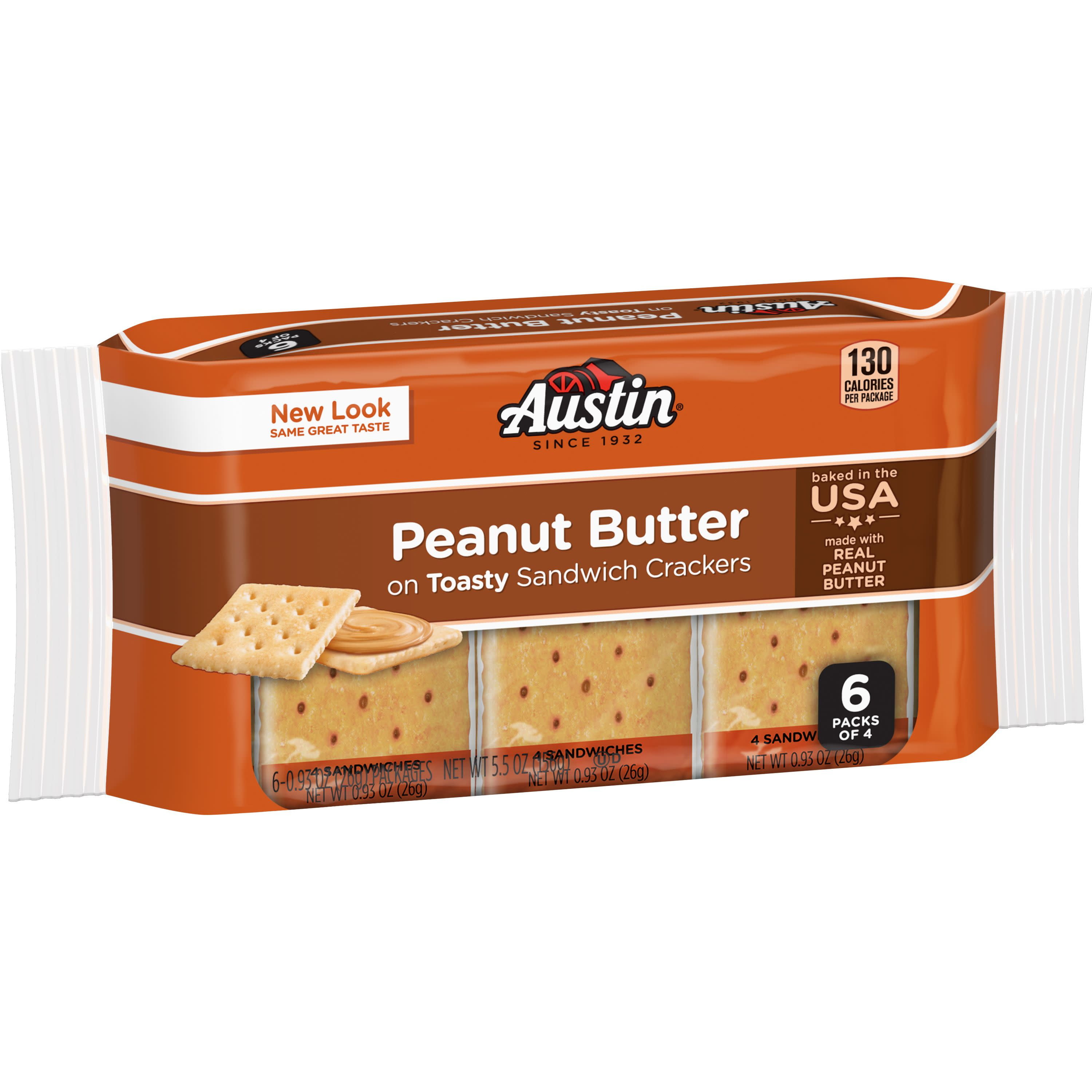 austin toasty crackers with peanut butter calories austin toasty crackers with peanut butter calories