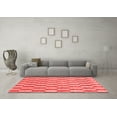 thumbnail image 3 of Ahgly Company Indoor Rectangle Abstract Red Modern Area Rugs, 2' x 4', 3 of 4