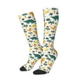 thumbnail image 2 of Balery Dinosaurs And Tropical Leaves Fun Novelty Socks Men'S Women'S Crew Socks Funny Crazy Novelty Socks Quirky And Cool Socks, 2 of 9