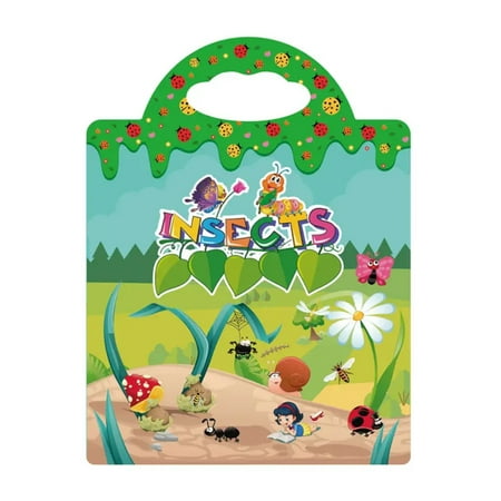 

YJHBCYWM Fun and Colorful Set of Reusable Animal Dinosaur and Ocean Scene Stickers for Kids to Enhance Concentration in Early Education Settings