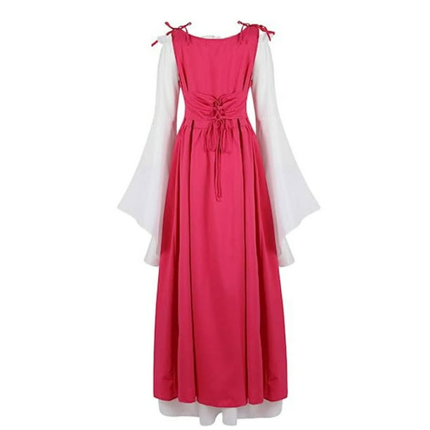 WILLBEST Vestidos Casuales Vestido de Mujer Vestido Bajo El Busto Pesant Overdress Extra Grande