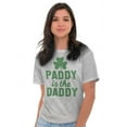 thumbnail image 5 of Funny St Patricks Paddy is the Daddy Women's Graphic T Shirt Tees Brisco Brands M, 5 of 6