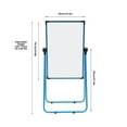 thumbnail image 2 of Magnetic Dry Erase White Board 36X24 Inches Double-sided Magnetic Whiteboard, 2 of 24