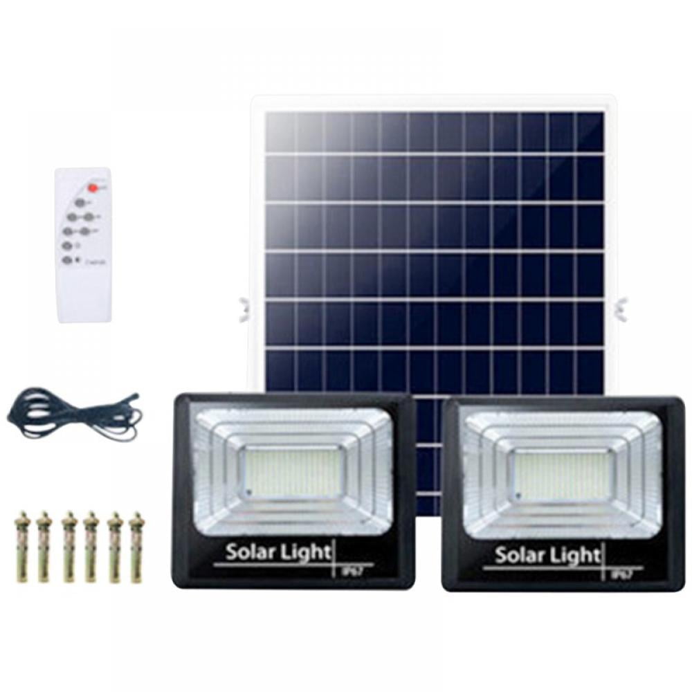 Details about   US Stock Solar Street Light 200W Dusk to Dawn Outdoor With Remote Timming 300LED 
