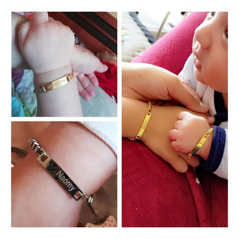 Custom Bracelets For Newborns Baby Mom Gift Personalized