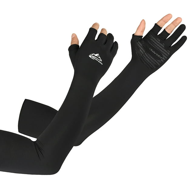 Mangas refrescantes para brazos con dedos ergonómicos Hombre Mujer Sol Golovejoy mangas