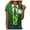 Green, variant on felwors St Patricks Day T Shirts for Women 2026 Lucky Irish Shamrock Clover Graphic Tee Cute Funny Short Sleeve Festival Tops (Mint Green, XL)