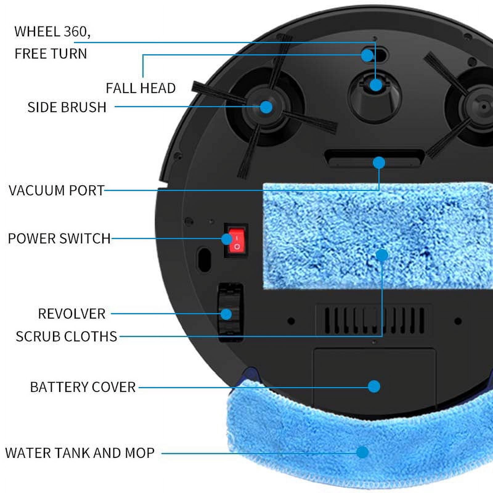 Midsumdr Robot Vacuum Cleaner Smart Sweeping and Mopping Robot Household Charging Lazy Vacuum Cleaner Carpet Cleaner Machine Floor Cleaner