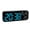 Black Blue, variant on Suodoka LED Digital Clock Dual Display Voice Control 3 Adjustable Brightness Date Temperature Display Countdown Electronic Alarm Clock Black with Blue Lamp for Home Bedroom Desk (6.9 in / 17.5 cm)