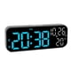 thumbnail image 1 of RelOJ Digital Con Pantalla Dual, Control de Voz, 3 Niveles de Brillo, Visualización de Fecha y temperatura, Cuenta Atrás, Desspertador LED para Escritorio, Oficina y Hogar, 1 of 7