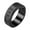 Black, variant on Rotatable Ring for Men Stainless Steel Chinese Style Hip Hop Stress Relief Band Jewelry Gold Size 9