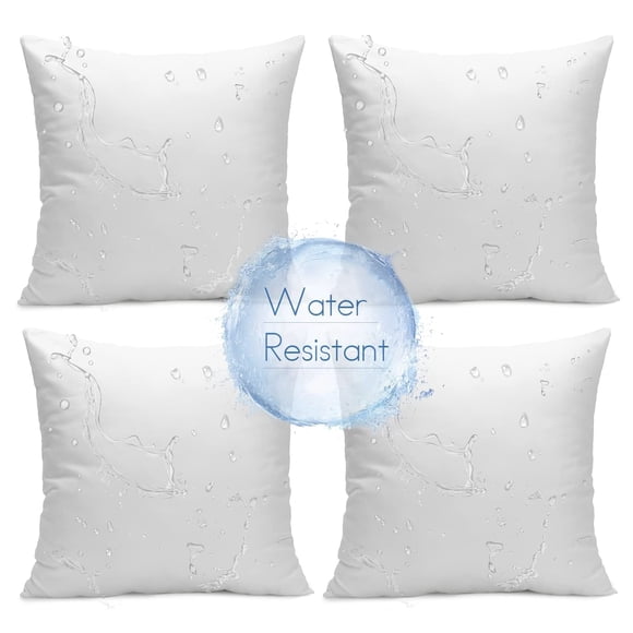 Juego de insertos de almohada Ashler Outdoor, 45 x 45 cm, impermeable, paquete de 4