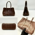thumbnail image 3 of Pre-Owned Hermès Garden Twilly TTPM Havana Tote Bag in Swift Leather, Brown, Style,... (Fair), 3 of 7