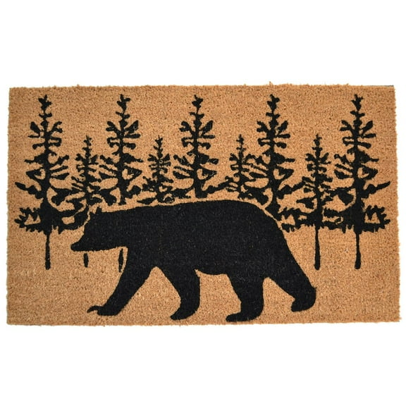 Bear Silhouette Brown, Black -574PVC