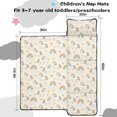 thumbnail image 5 of Unicorn and Star Beige Pattern Teens Toddler Nap Mat with Pillow, Sleeping Mat Bag for Preschool Daycare 60"x20", 5 of 6