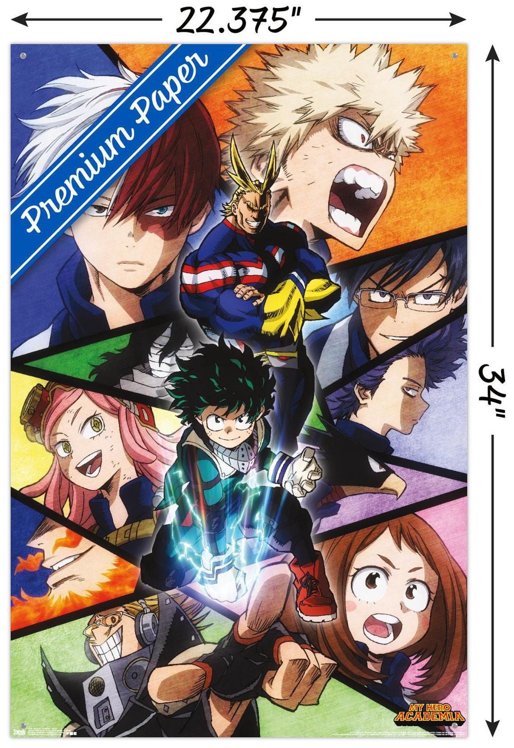My Hero Academia - Faces Wall Poster