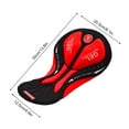 thumbnail image 4 of Wosawe Pants Cushion,Cushion Men Women Padded Cushion Men Jinmie Pour Femmes Vélo Tube Bike Frame Coussin Pour Femmes Red Rembourré Coussin Pour Handlebar Tube Bike Femmes Vélo Pantalon, 4 of 6