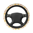 thumbnail image 3 of XMXY Car Steering Wheel Cover, Cartoon Animal Cute Cat Non-Slip Jeep Truck Universal Elastic Steering Wheel Protector 15 inch, 3 of 8