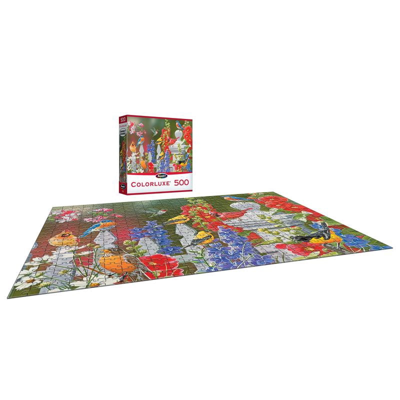 Colorluxe 500pc Birds on the Fence