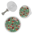 thumbnail image 2 of 4 Pcs Cartoon Valentine Day Knobs for Kitchen Cabinet Cupboard Dresser Bookcase Drawer Pulls Handles Round Home Decor, 2 of 5