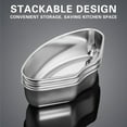 thumbnail image 3 of Stainless Steel Sector Steamer Plate, Pressure Cooker Canner Rack, Insert Stock Pot, Steaming Tray Stand, Cooking Toast Bread Salad, Easy To Clean(3 Pack), 3 of 9