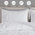thumbnail image 2 of Twin Duvet Cover Set, 2 Pieces Branches Pattern Embroidery Shabby Chic Tufted Duvet Cover Set for All Seasons, White, Twin, 90 x 90 Inch, 2 of 7