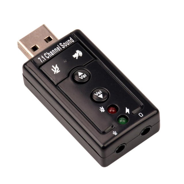 Adaptador de sonido estéreo externo USB para Windows y Mac. Plug y Play No Drivers Needed LYD Periféricos informáticos