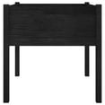 thumbnail image 5 of vidaXL Garden Planters 2 pcs Black 27.6"x27.6"x27.6" Solid Wood Pine, 5 of 8