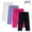White, variant on Amidoa Girls Capri Leggings Stretch Athletic Cropped Pants Basic Casual Soft Pants Pink 6 Years