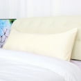 thumbnail image 2 of PiccoCasa Satin Body Pillowcase Silky Long Pillowcase for Hair and Skin, Standard Pearl White, 2 of 8