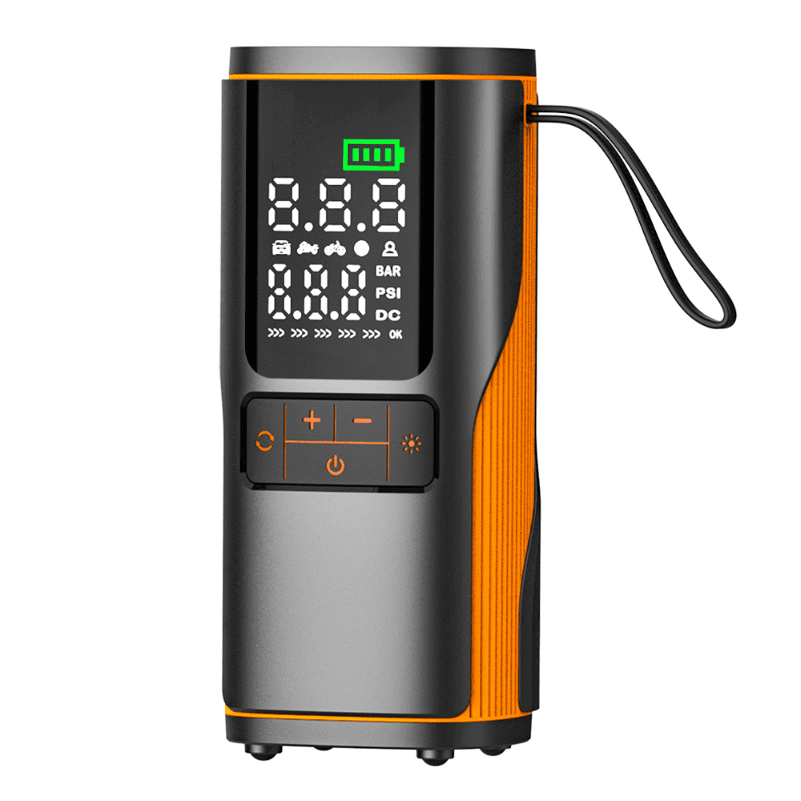 Tire Inflator Portable Air Compressor, 150PSI Car Tire Pump with Real - Time Pressure Display for Cars, Motorcycles, Bicycles, Ball Bikes, Dual - Use Type