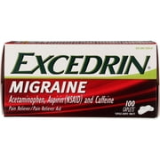 Excedrin Migraine Migraine Pain Reliever Caplets 100 Each