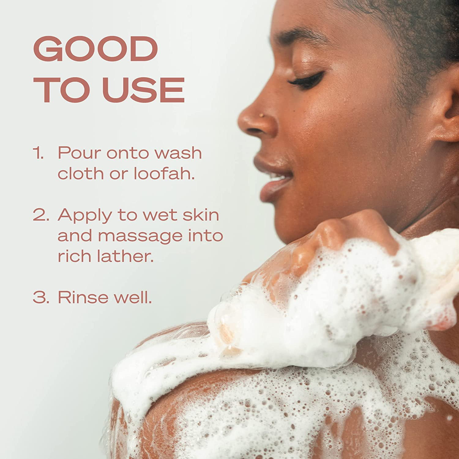 Hey Humans Body Wash Rosewater Ginger, 14 oz (3-Pack)