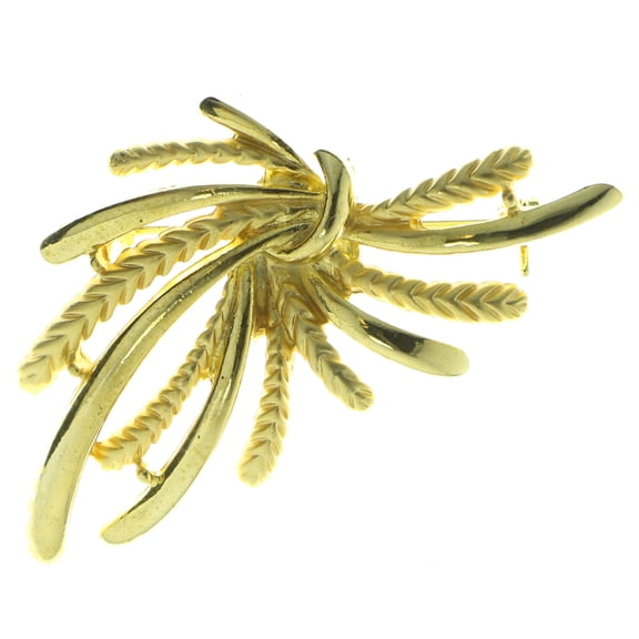 Gold-Tone Metal Brooch-Pin LQP504