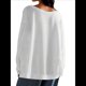 thumbnail image 5 of Camiseta con Gráfico de Números para Mujer, Sudadera de Larga con Cuello Redondo, Suéteres Extragrandes. M, 5 of 7