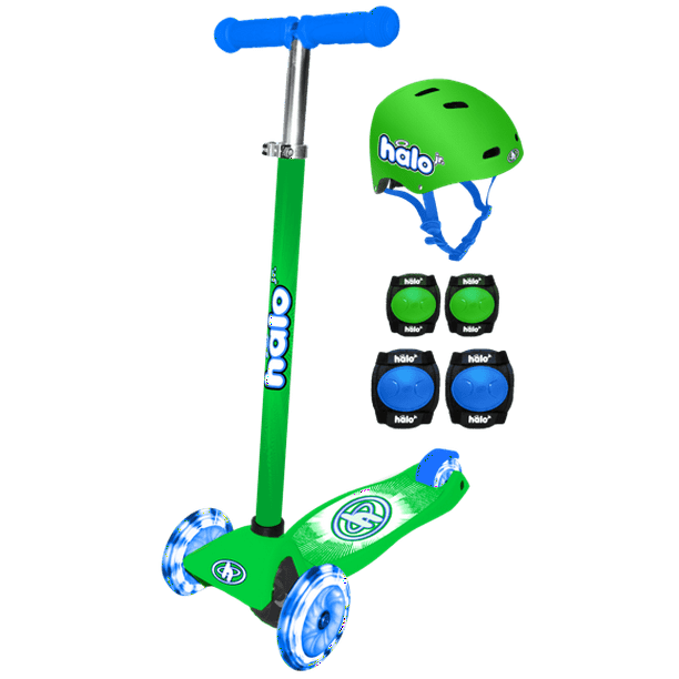 Halo Rise Above Halo 3 Wheel Scooter Combo Greenblue
