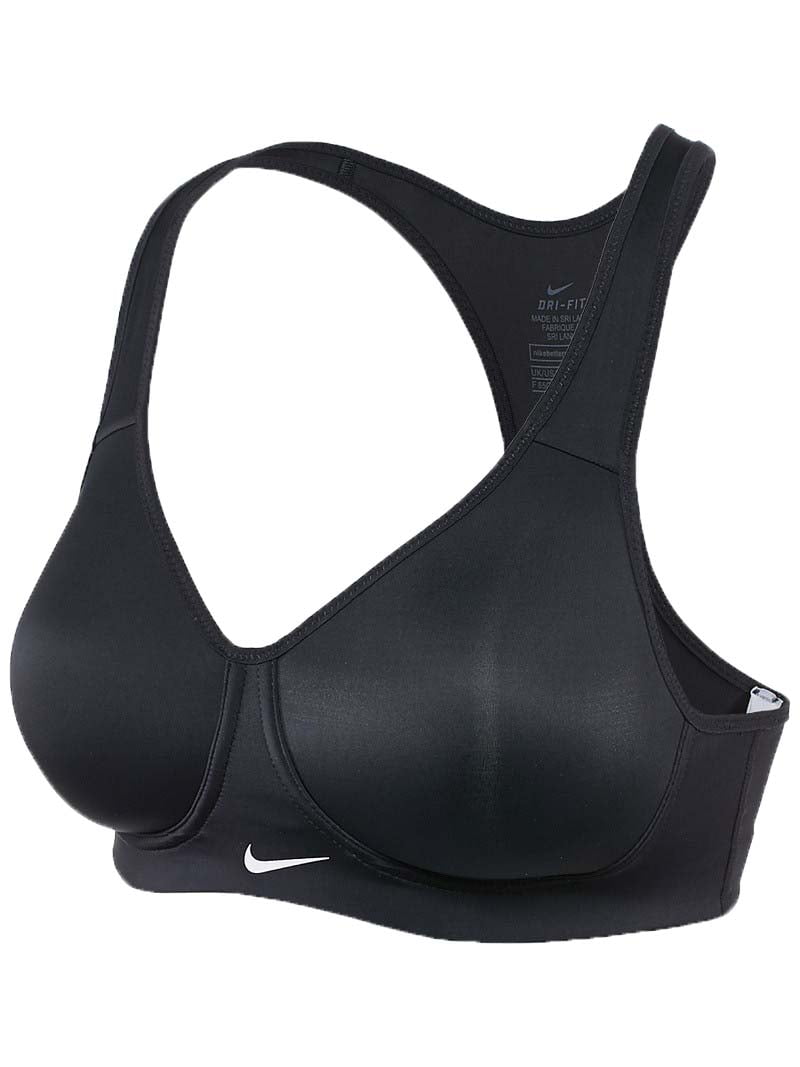 Nike Womens Pro Rival Sports Bra Black/Volt