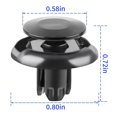 thumbnail image 4 of Clips de fijación MOTOALL Nylon para Honda Acura (100 unidades), 4 of 6
