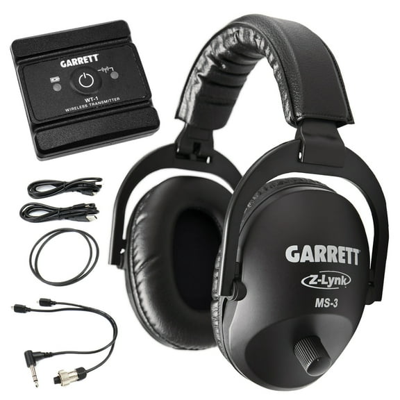 Garrett MS-3 Z-Lynk Wireless Headphones KIT for Garrett Metal Detectors