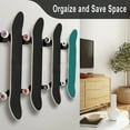 thumbnail image 6 of Yokua Skateboard Storage Rack Skateboard Hooks Hanger with Screws for Skateboard Deck, 6 of 11