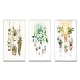 thumbnail image 2 of Designart "Joyful Hanging Boho Houseplants in Botanical Bliss II" Abstract Botanicals Framed Wall Art Set Of 3 - Green Modern Frame Gallery Wall Set For Home Decor, 2 of 6