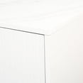 thumbnail image 7 of White sideboard with gold metal legs and marble - sticker tabletop for light luxury kitchen look, 7 of 7