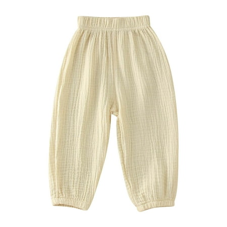 

Pants for Girls 4T Toddler Pants Spring Summer Girls Loose Bloomers Trousers Solid Color Fashion