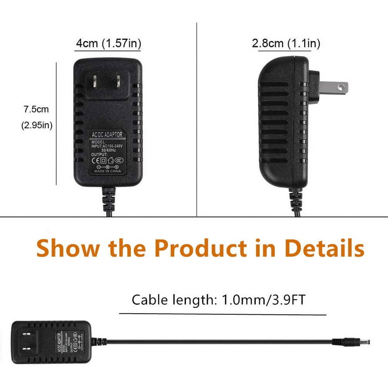 FITE ON DC 9V AC Adapter for Casio CTK 541 CTK 574 Piano Keyboard Power Charger Mains