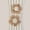 Brown, variant on ZARKEA Rustic Flower Braided Rope Curtain Tiebacks 2 Count