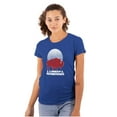 thumbnail image 3 of Vintage Patriotic American Buffalo Womens Slim Fit Graphic Tee Brisco Brands L, 3 of 6
